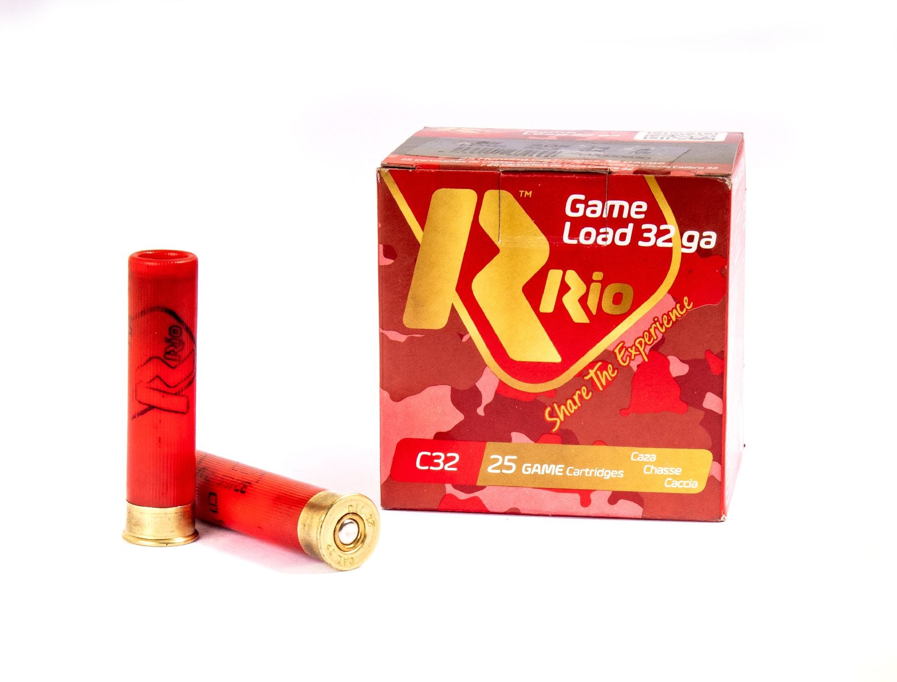 Cartouches RIO Game Load 32/65 14 g plomb n°7 bourre à jupe – Lot de 300 cartouches
