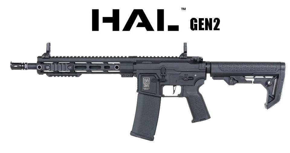 Réplique airsoft AEG SPECNA ARMS SA-F05-RL FLEX Gen.2 BLDC HAL ETU Brushless noire 6 mm