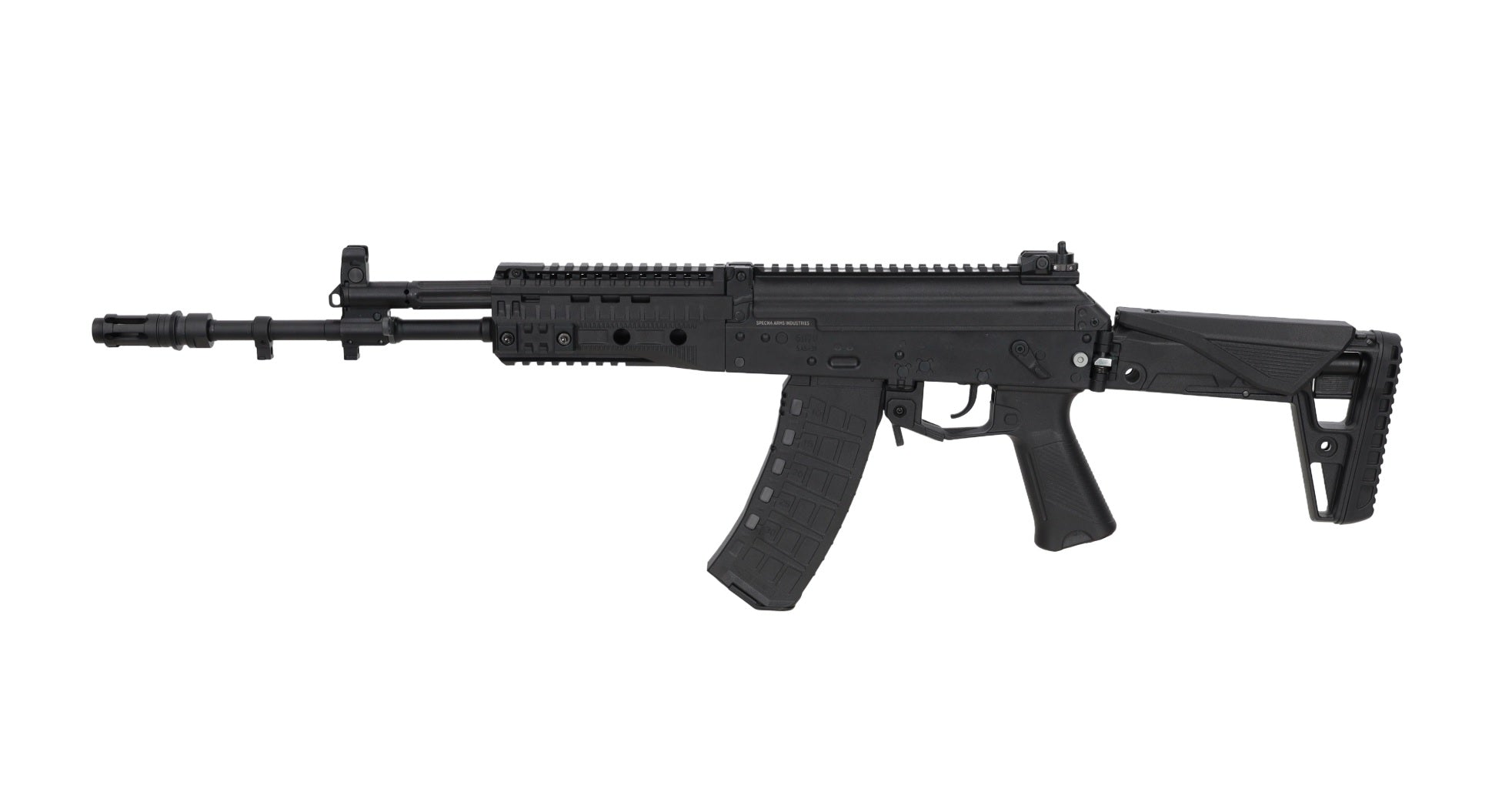 Réplique airsoft AEG SPECNA ARMS SA-J22 FLEX AK-12 6 mm noire avec SA ETU