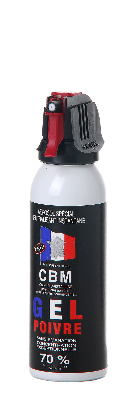 Aérosol Gel de Défense CBM Red Pepper 100 ml Capot Accusol