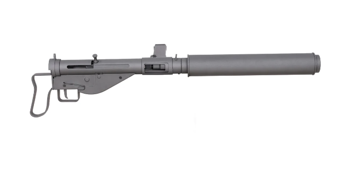 Réplique airsoft SPECNA ARMS Sten MK II(S) Command Grip RETRO AEG X-ASR 6 mm avec traceur