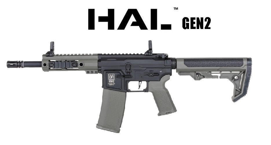 Réplique airsoft SPECNA ARMS SA-F04-RL FLEX Gen.2 HAL ETU BLDC Light Ops OD 6 mm BB AEG