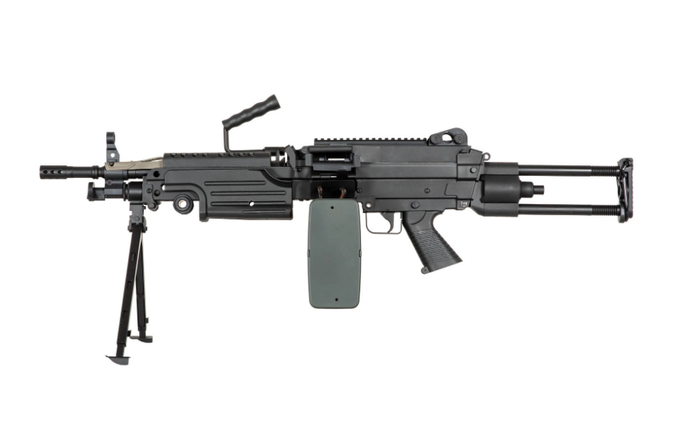 Réplique airsoft SPECNA ARMS SA-249 PARA CORE noire AEG 6 mm