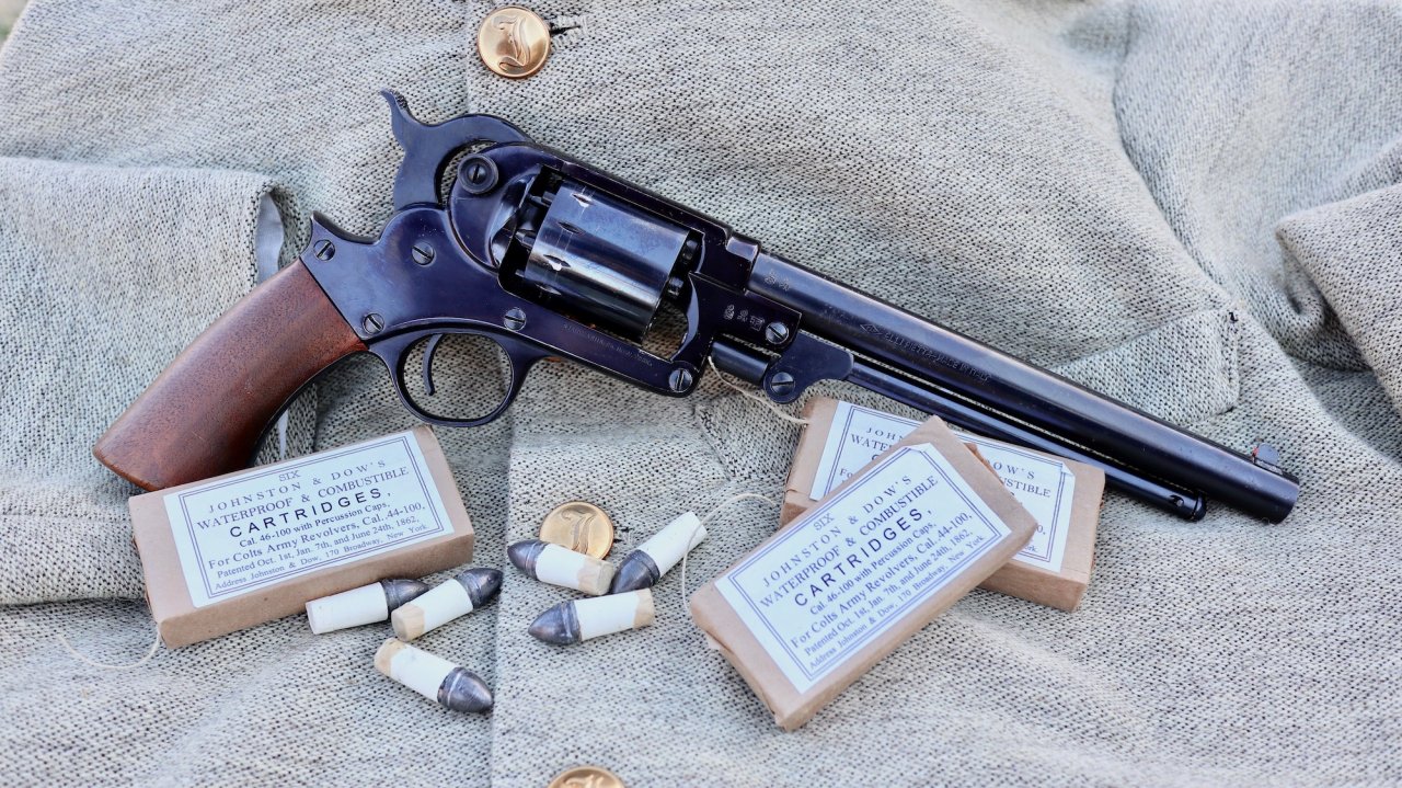 Revolver poudre noire PIETTA 1858 Starr Army Double Action .44 PN