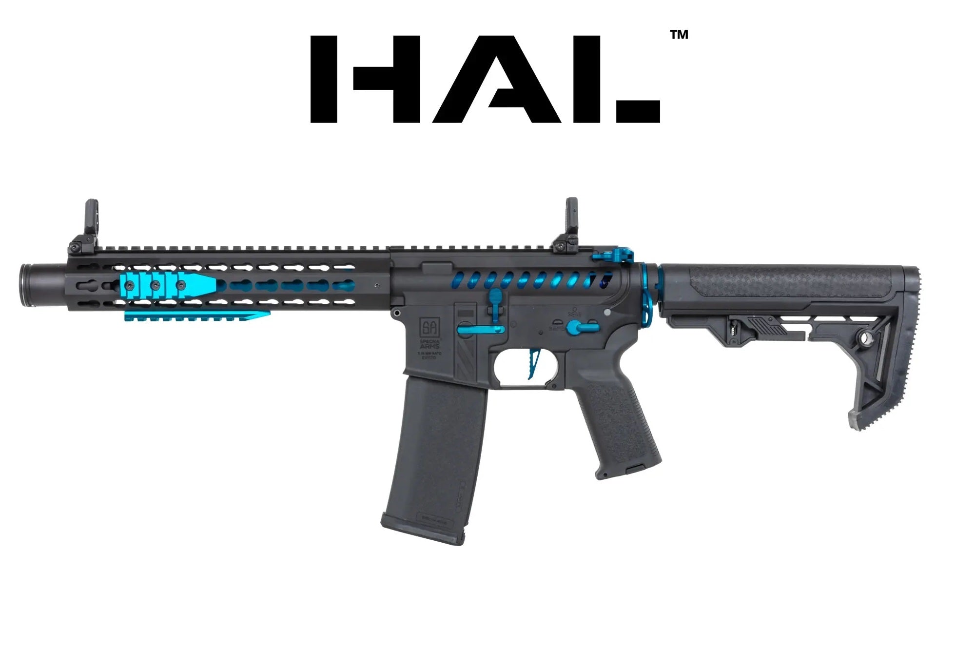 Réplique airsoft AEG SPECNA ARMS SA-E40-L EDGE Light Ops HAL ETU Bleu – 6 mm BB