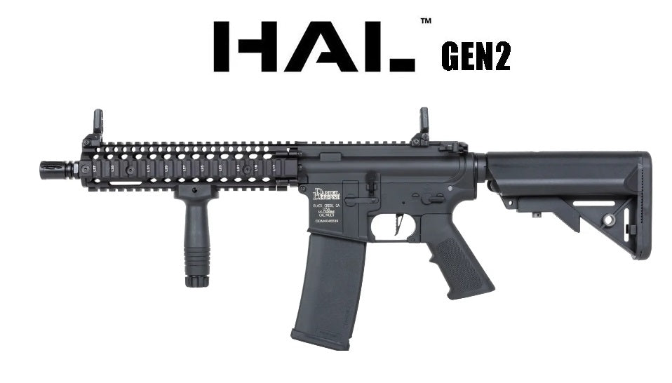 Réplique airsoft SPECNA ARMS Daniel Defense MK18 SA-C19 CORE Gen.2 HAL ETU Noire 6 mm BB AEG