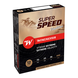 Cartouches WINCHESTER Super Speed G3 12/70 36 g plomb n°5 bourre à jupe – Lot de 600 cartouches