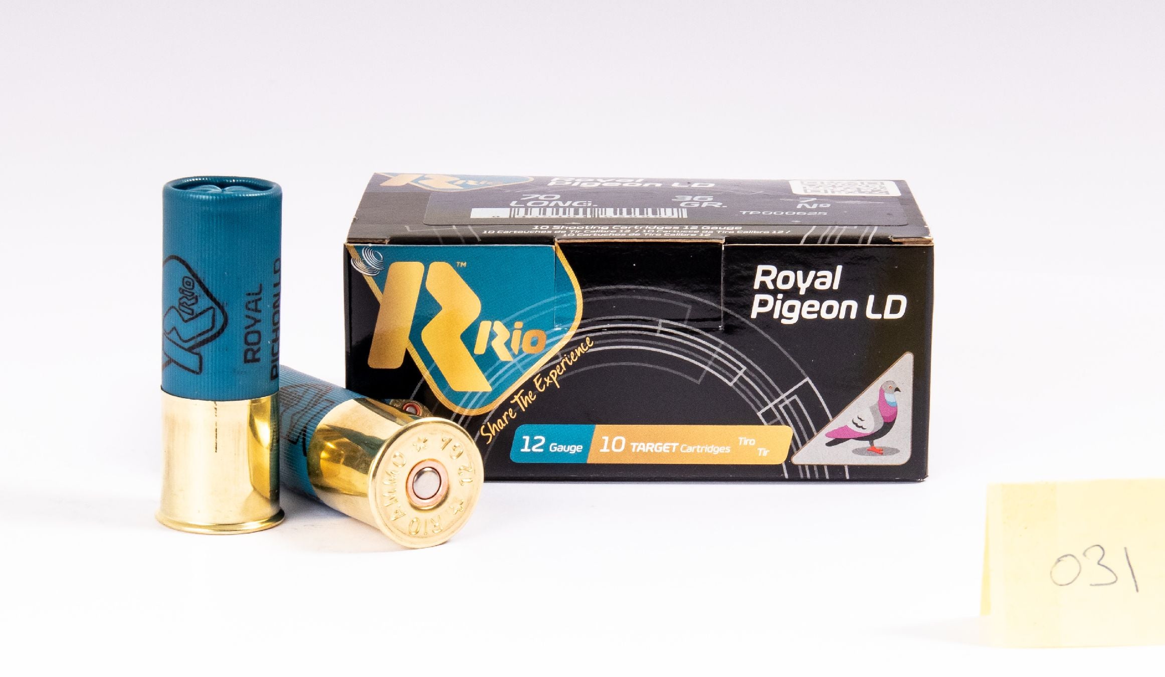Cartouches RIO Royal Pigeon LD 12/70 36 g plomb n°4 bourre jupe – Lot de 300 cartouches