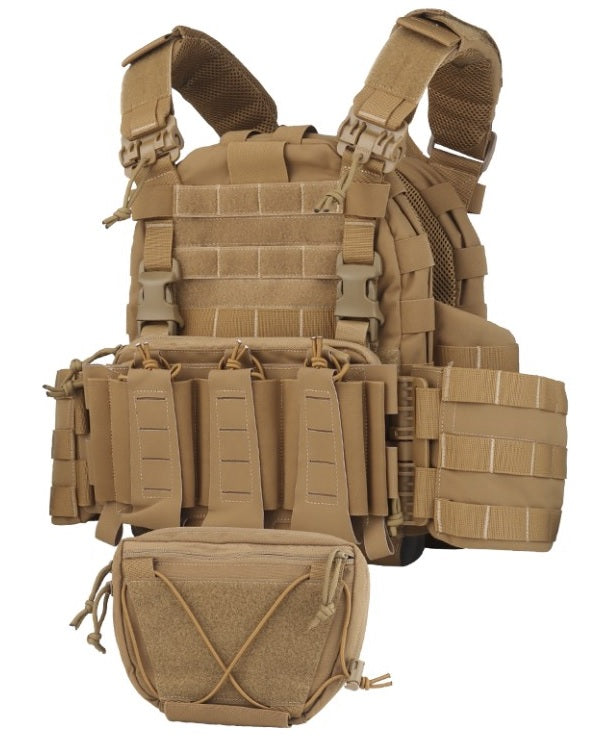 Gilet porte-plaques TACTICAL OPS ARC System Coyote Brown