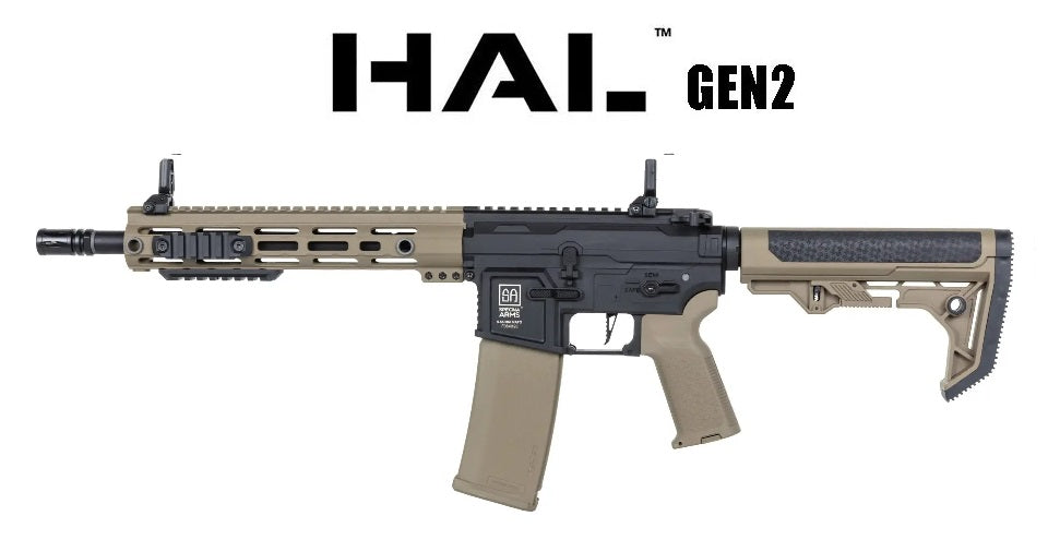 Réplique airsoft AEG SPECNA ARMS SA-F05-RL FLEX Gen.2 BLDC HAL ETU Brushless Half-Tan 6 mm