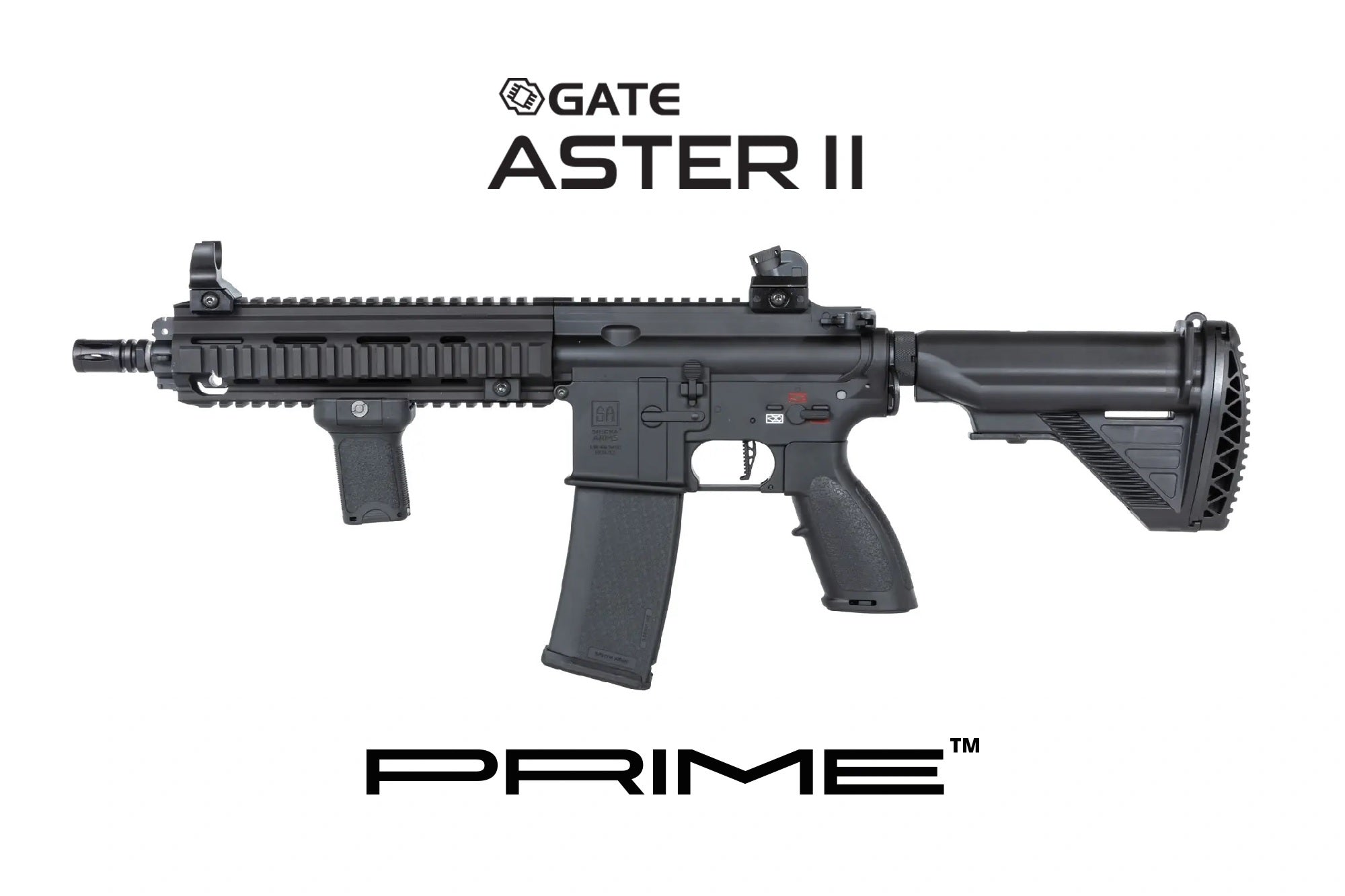Réplique airsoft AEG SPECNA ARMS SA-PH20 PRIME ASTER II Brushless noire 6 mm
