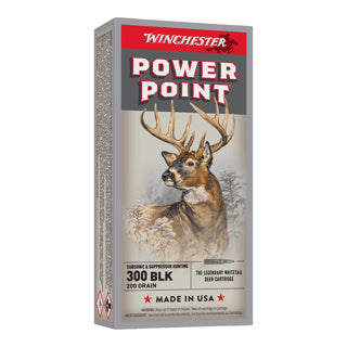 MUNITIONS WINCHESTER SUPER SUPPRESSED .300 BLACKOUT SUBSONIC 200 GR – LOT DE 160 CARTOUCHES