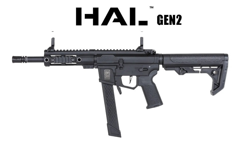 Réplique airsoft SPECNA ARMS SA-FX01 FLEX Gen.2 BLDC HAL ETU noire AEG 6 mm