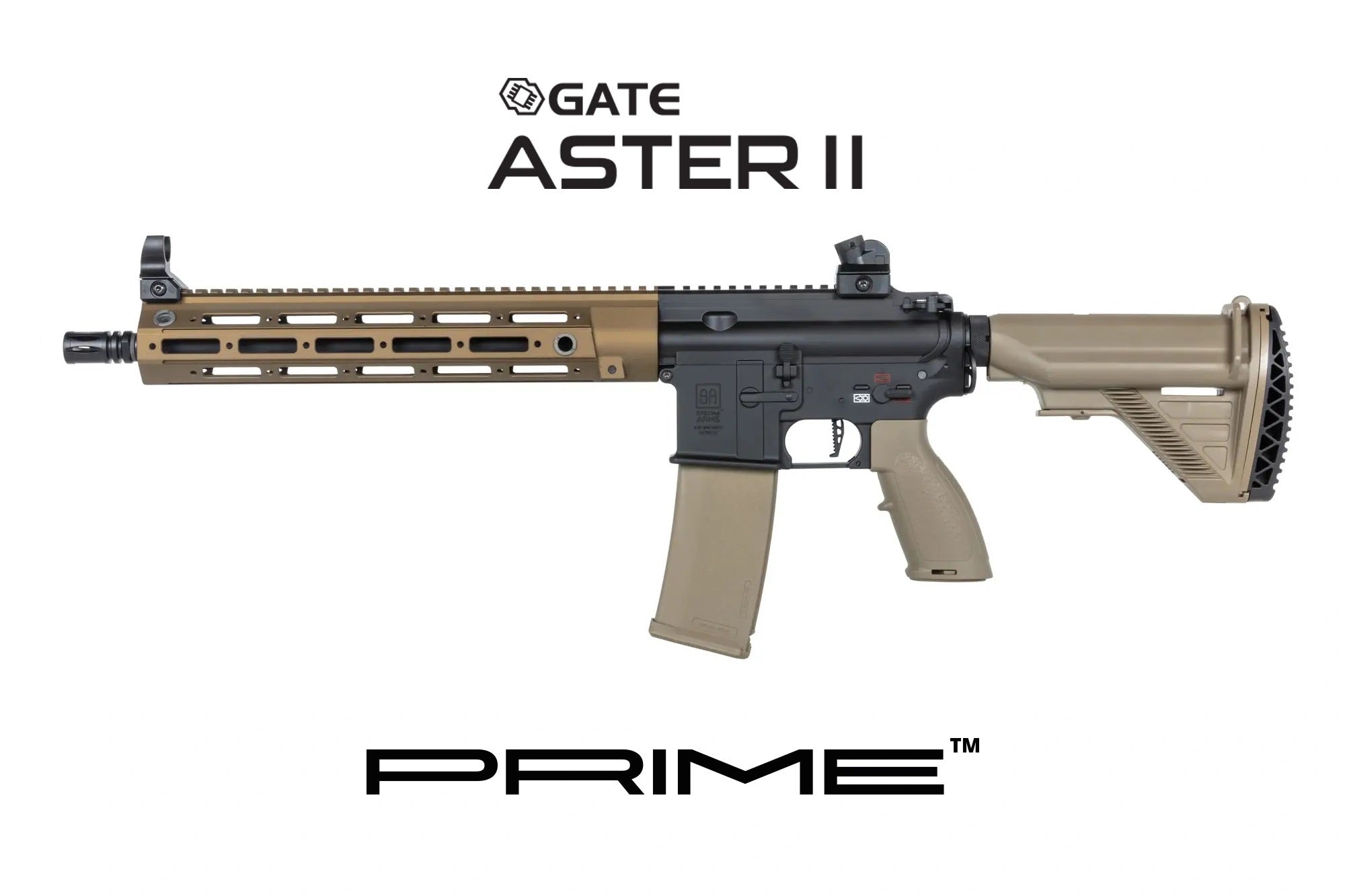 Réplique airsoft SPECNA ARMS SA-PH22 PRIME ASTER II Brushless Bronze AEG 6 mm
