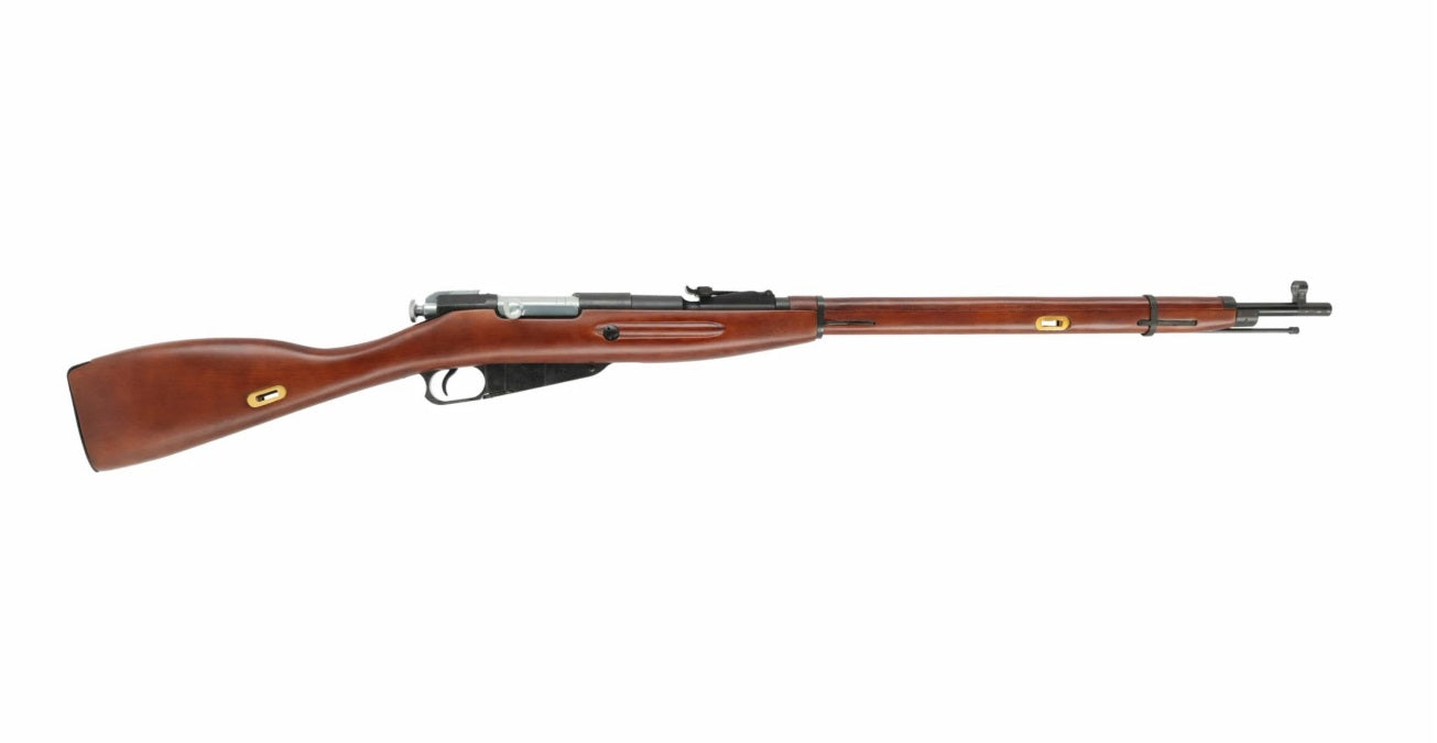 Réplique airsoft PPS / S&T Mosin-Nagant M1891/30 Spring 6 mm bois et métal – Fusil à verrou