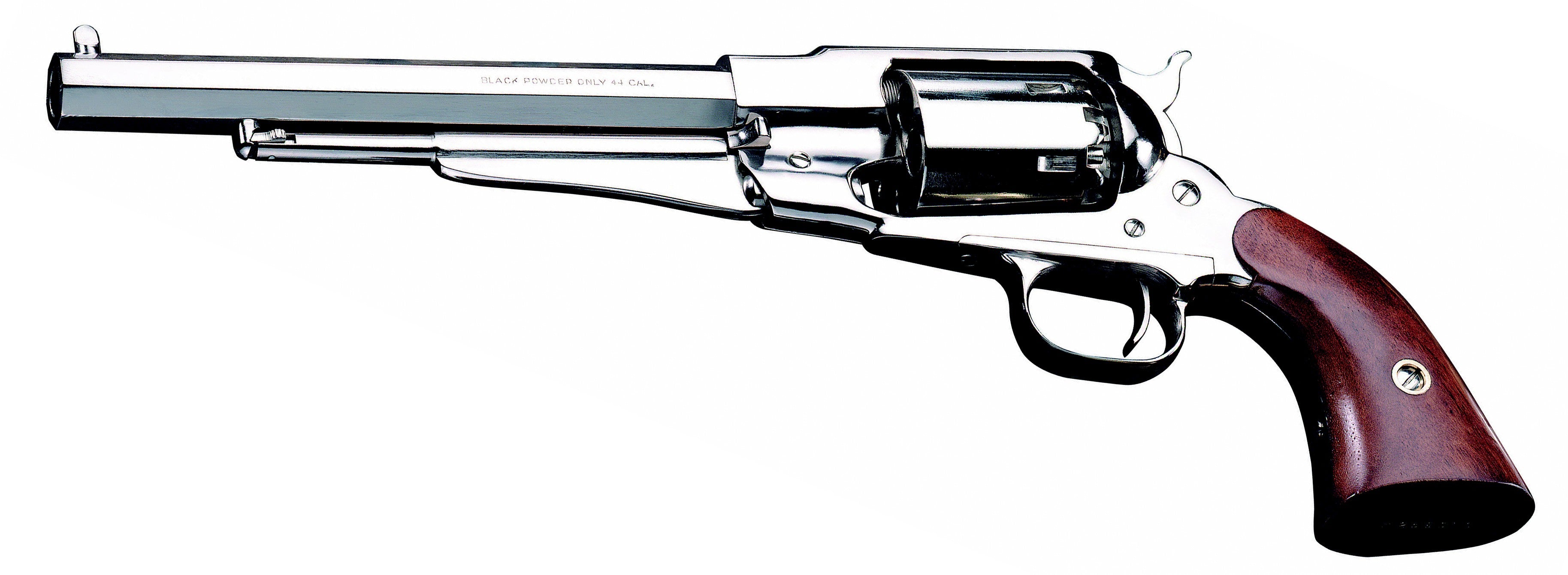 Revolver à poudre noire PIETTA Remington 1858 Texas nickelé .36 PN