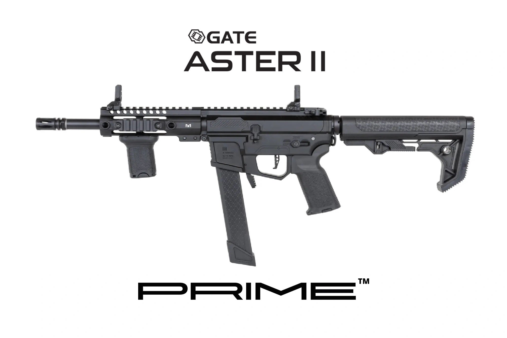 Réplique airsoft AEG SPECNA ARMS SA-PX01 PRIME BLDC GATE ASTER II 6 mm Noire