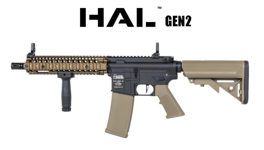 Réplique airsoft SPECNA ARMS Daniel Defense MK18 SA-C19 CORE Gen.2 HAL ETU Chaos Bronze 6 mm BB AEG