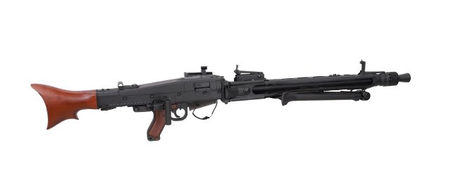 Réplique airsoft SPECNA ARMS MG42 RETRO AEG X-ASR 6 mm bois/métal avec traceur