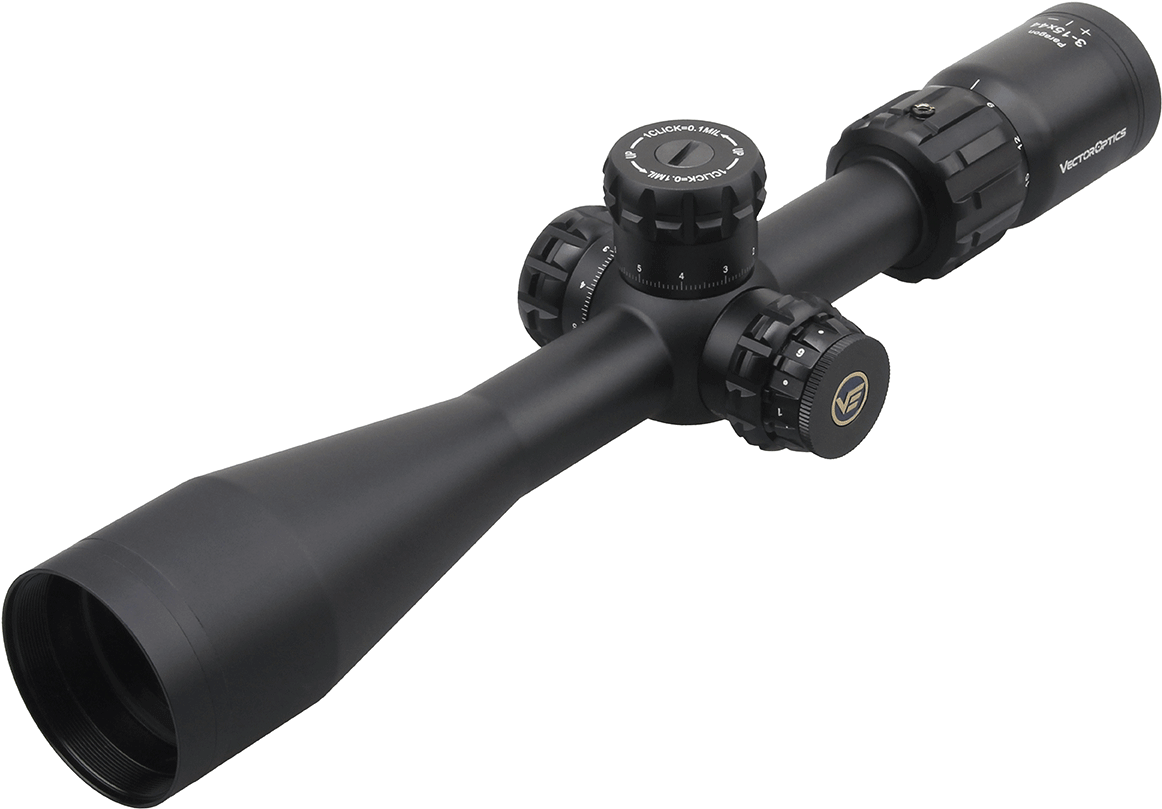 Lunette Vector Optics Paragon 3-15x44 HD Tactical – Réticule VEPG-TMIL – Zero Stop