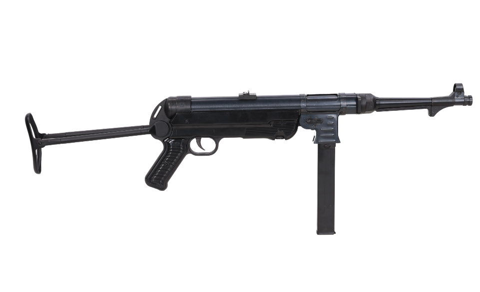 Réplique airsoft SPECNA ARMS MP40 RETRO AEG X-ASR 6 mm noire – MOSFET GATE X-ASR