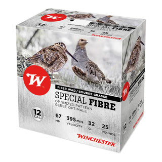 Cartouches WINCHESTER Special Fibre 12/70 32 g plomb n°7 bourre grasse – Lot de 600 cartouches