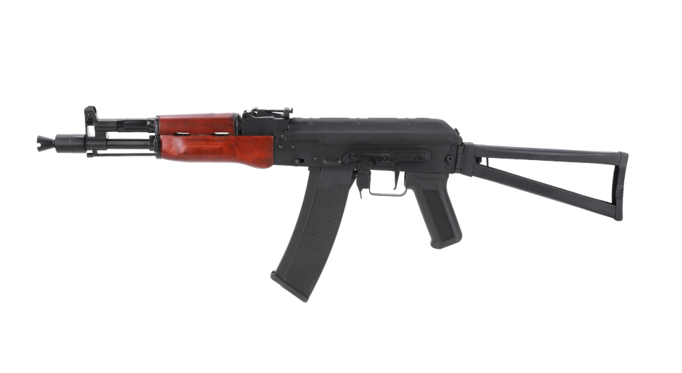 Réplique airsoft SPECNA ARMS AK SA-J08 EDGE Gen.2 HAL ETU 6 mm AEG noire et bois