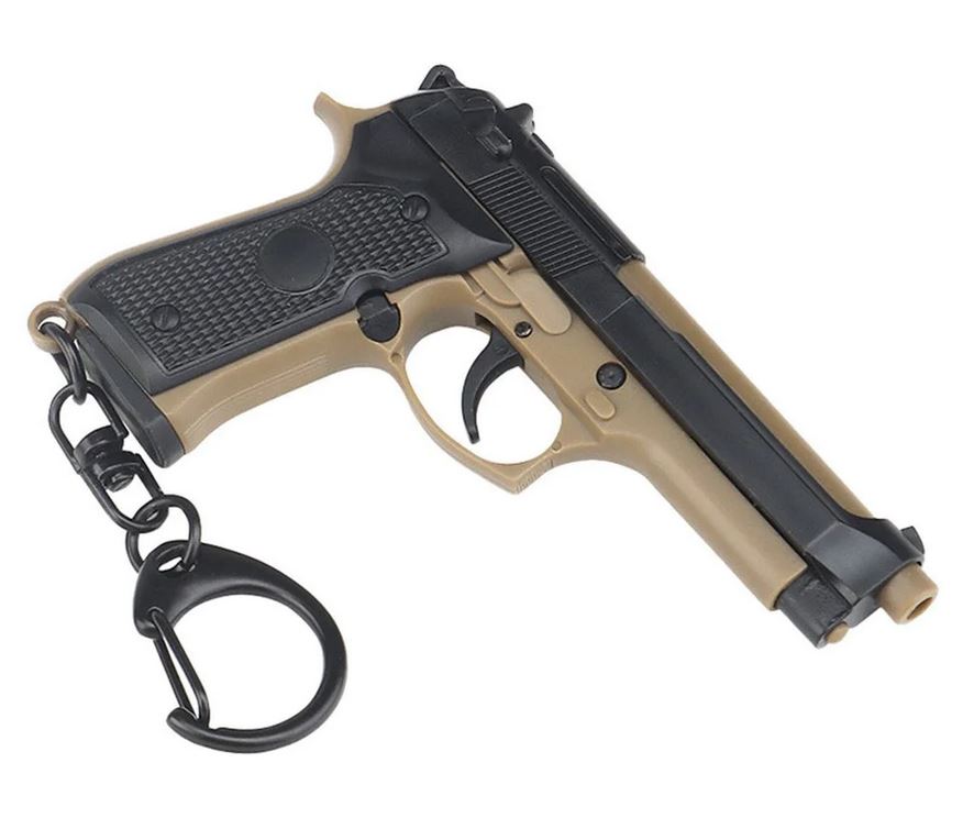 Porte-clés 1911 noir/tan