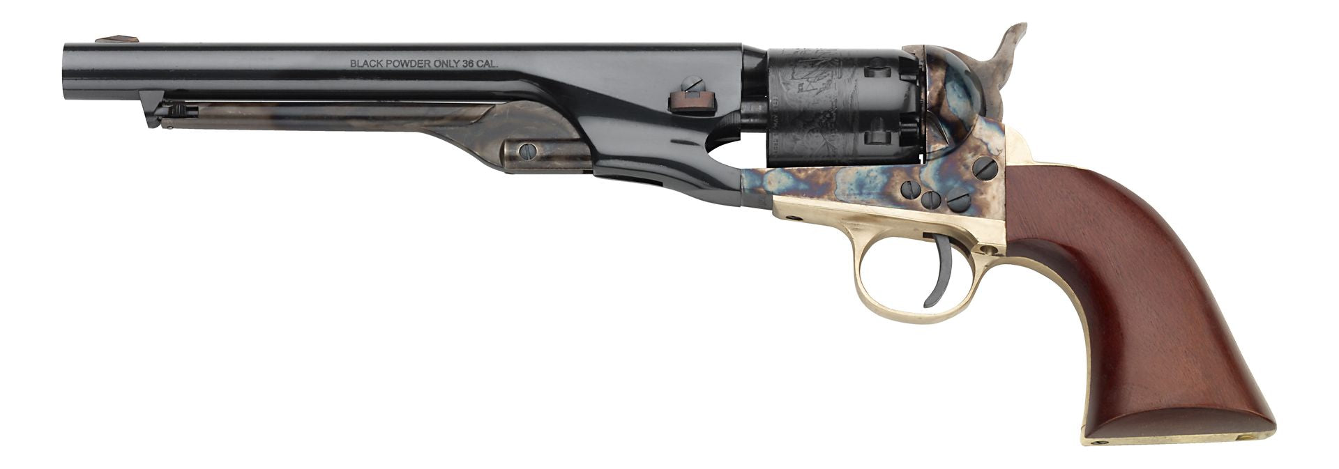 REVOLVER À POUDRE NOIRE PIETTA 1861 NAVY LAITON .36 PN