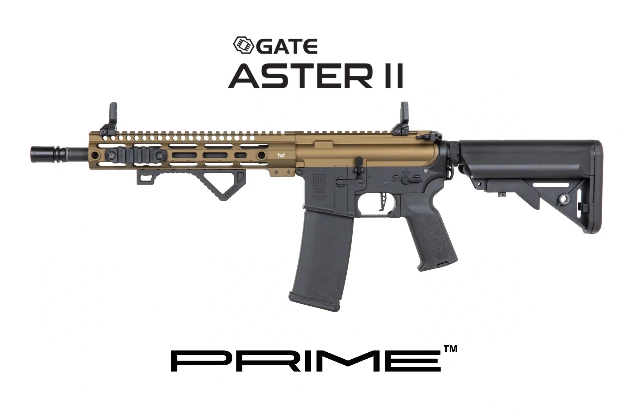 Réplique airsoft AEG SPECNA ARMS SA-P20 PRIME ASTER II Brushless Chaos Bronze 6 mm