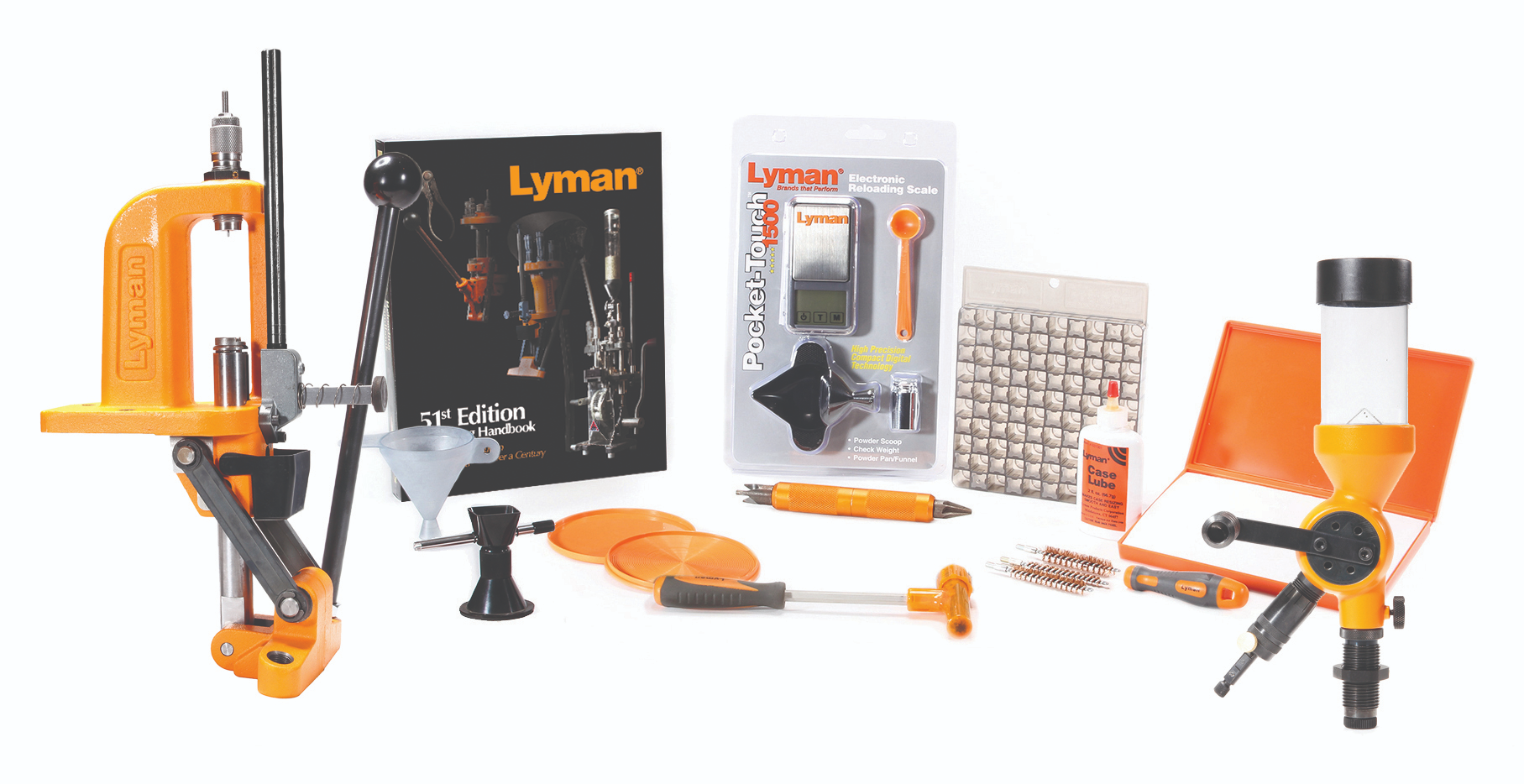 Kit complet de rechargement LYMAN Brass Smith Victory avec presse mono-station