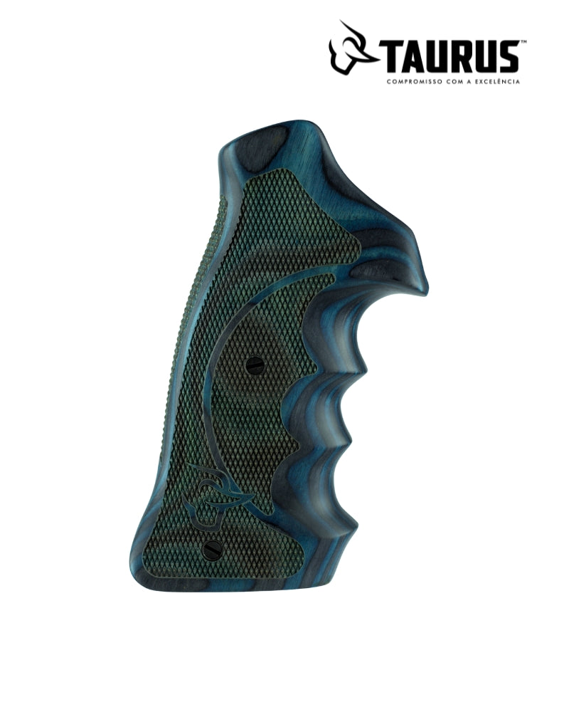 Poignée bois laminé MBT GRIPS Sport pour revolver TAURUS bleu marine