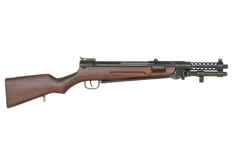 Réplique airsoft S&T Type 100 SMG AEG 6 mm bois véritable et métal – Chargeur 110 billes