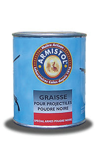 ARMISTOL – Graisse Projectiles Poudre Noire 250 ml – Lot de 10