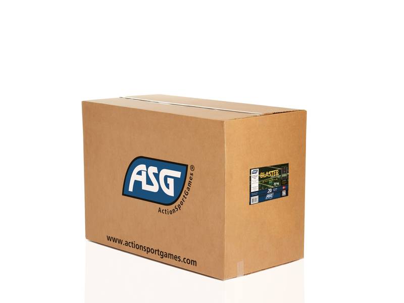 Billes airsoft ASG BLASTER Tracer 0,28 g traçantes vertes 6 mm – Carton de 20 kg