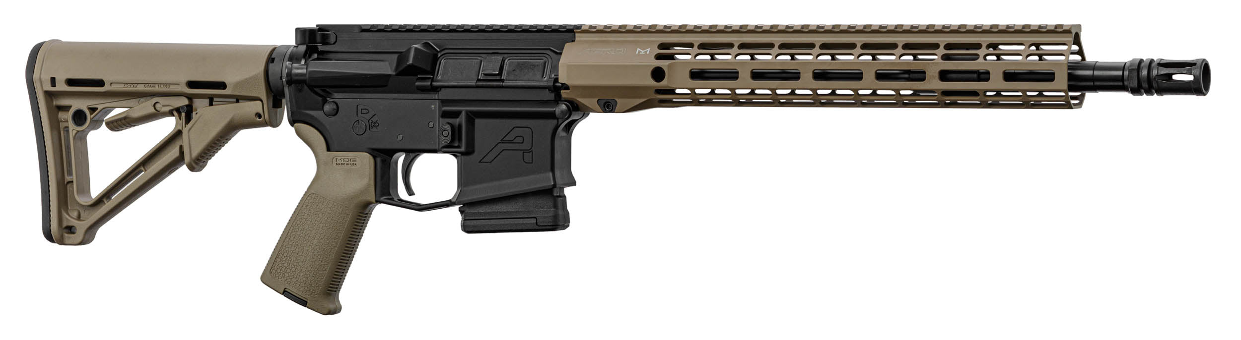 AR15 AERO PRECISION M4E1 14.5'' calibre 5.56 NATO / .223 Rem Noir / FDE M-LOK