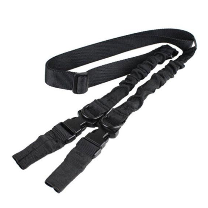 SANGLE CYTAC 2 POINTS NOIR AVEC EPAULETTE