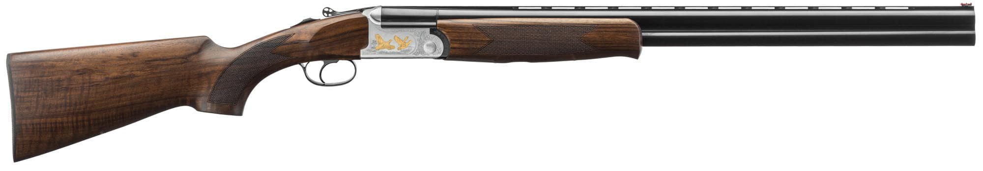 Fusil superposé FAIR Classic Acier silver éjecteurs cal. 12/76 canon 71 cm