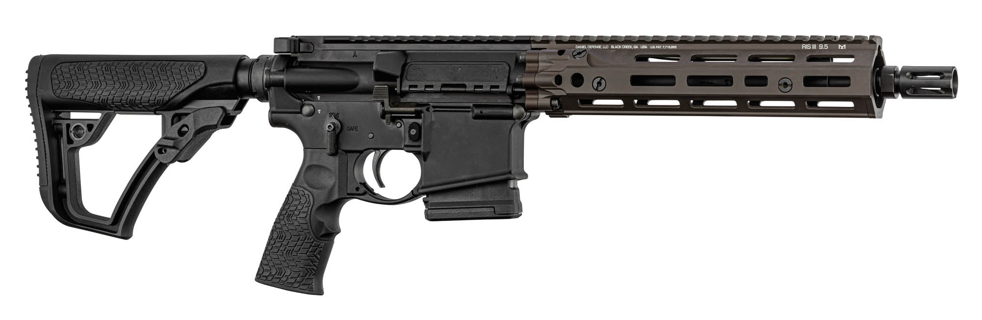 Carabine AR15 DANIEL DEFENSE MK18 R-III 10.3'' cal. 5.56 OTAN noir / FDE