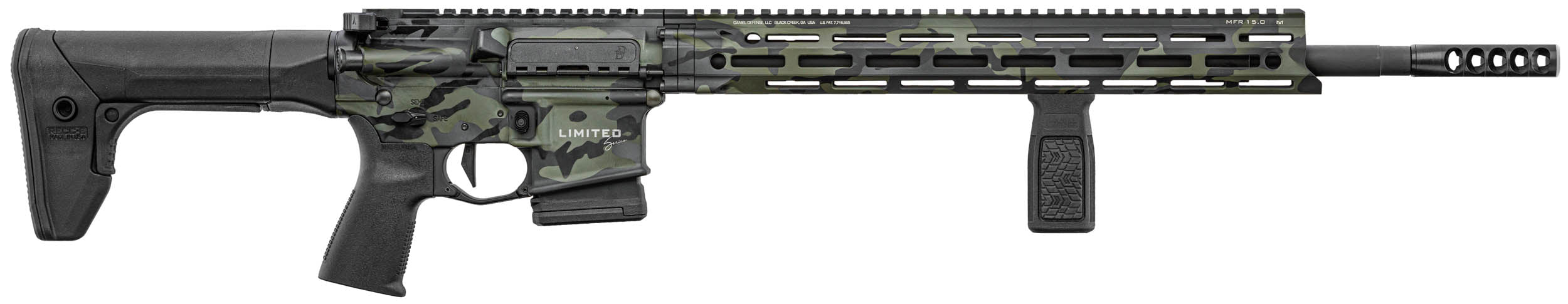 Carabine AR15 DANIEL DEFENSE DDM4 V7 Pro Dark Aces canon 18