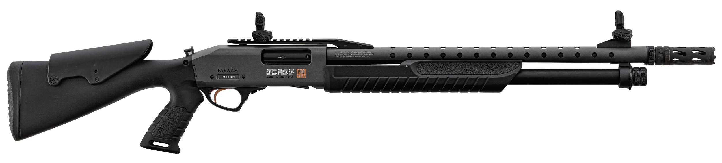Fusil à pompe FABARM SDASS Pro Forces Stage 2 canon 61 cm cal. 12/76