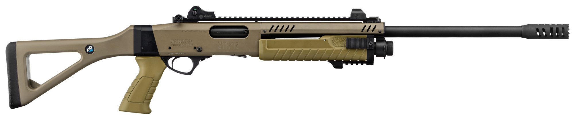 Fusil à pompe FABARM STF 12 Pistolgrip OD Green canon 61 cm cal. 12/76