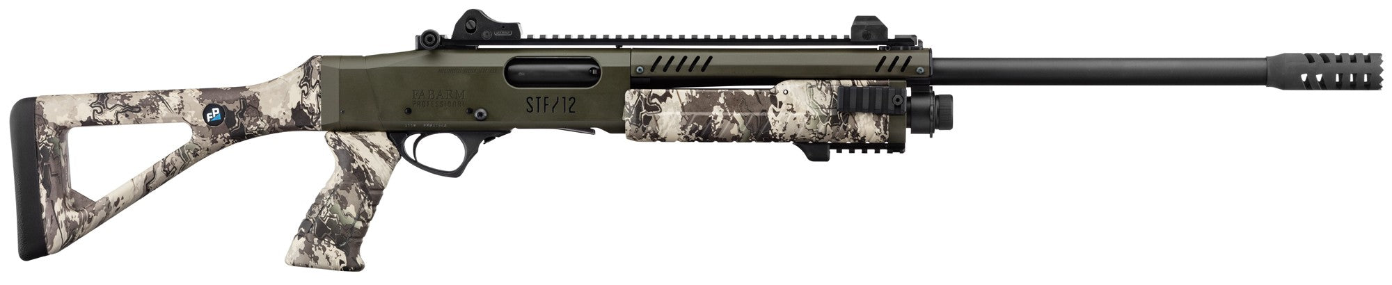 Fusil à pompe FABARM STF 12 Pistolgrip Viper Green canon 61 cm cal. 12/76
