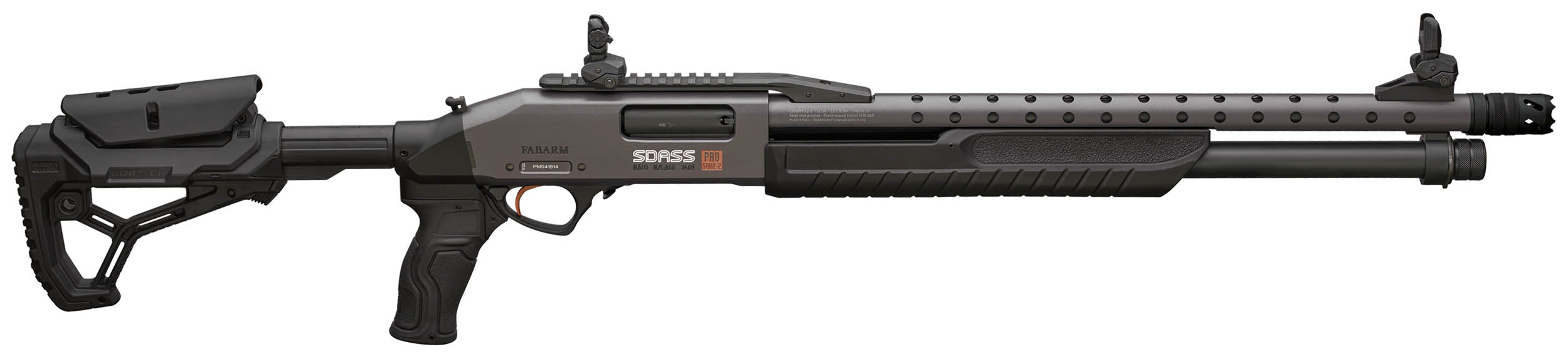 Fusil à pompe FABARM SDASS Pro Telescopic Stage 2 canon 20'' cal. 12/76
