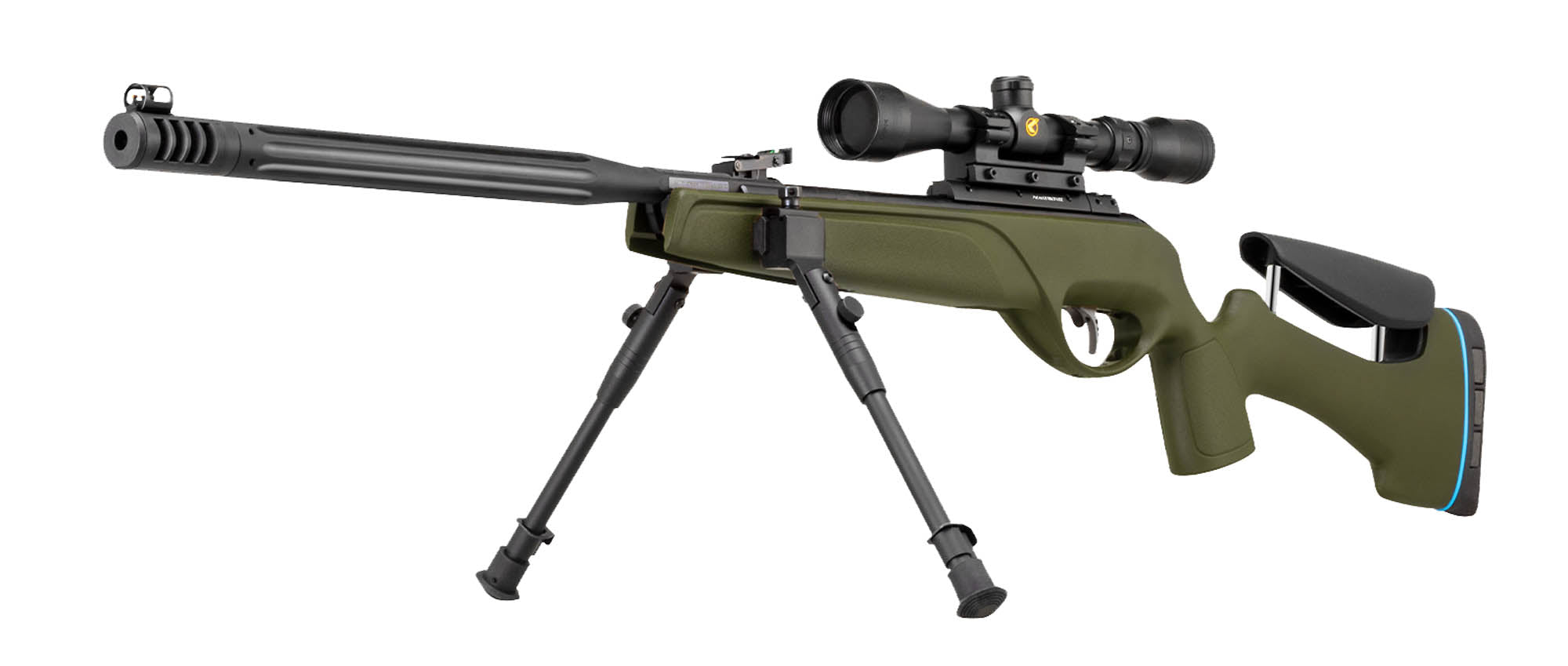 Carabine à air comprimé GAMO HPA Mi Jungle IGT 4,5 mm 19,9J + lunette 3-9x40 + bipied
