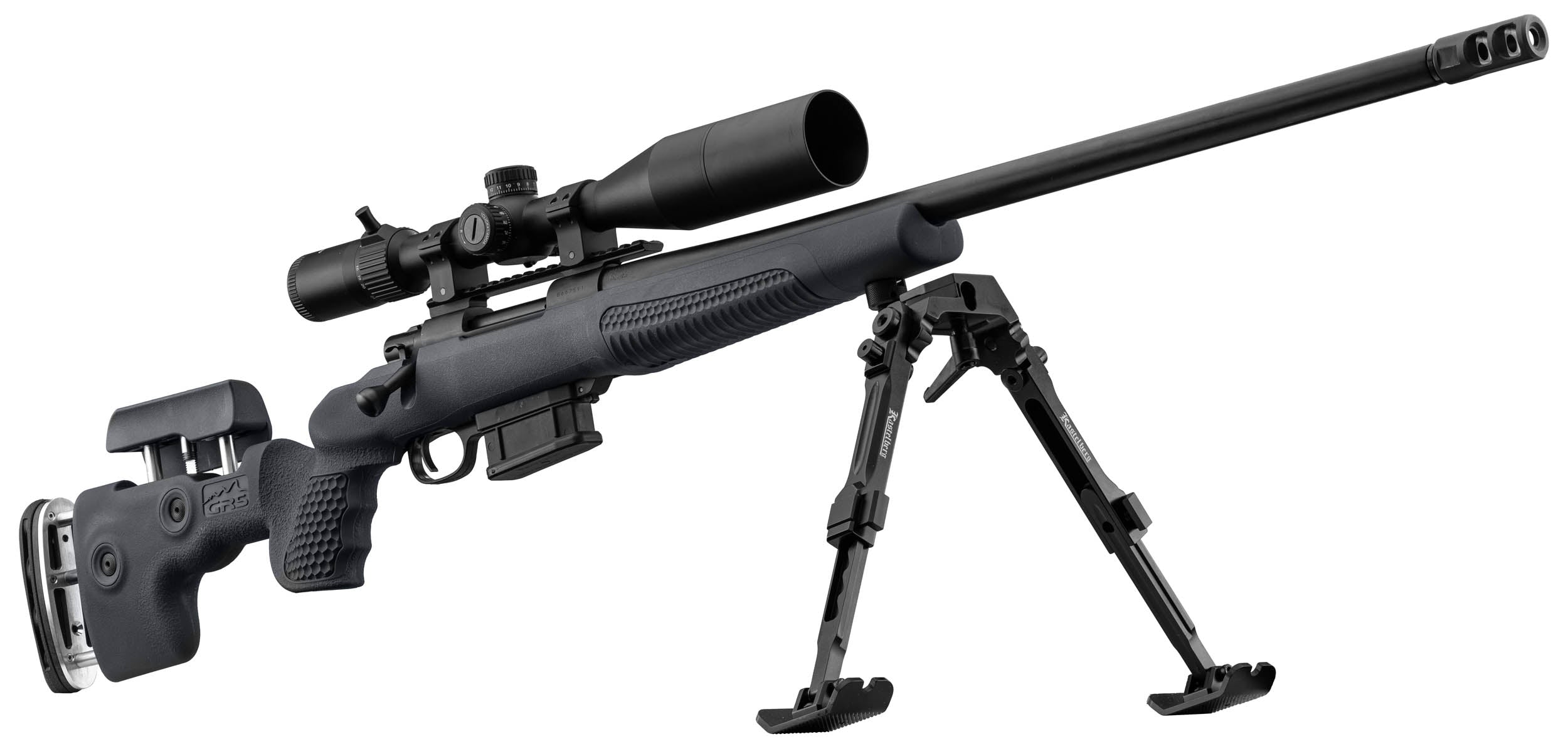 Pack carabine HOWA 1500 GRS Fenris .308 Win canon 24'' + lunette 6-24x50 FFP + frein de bouche + bipied