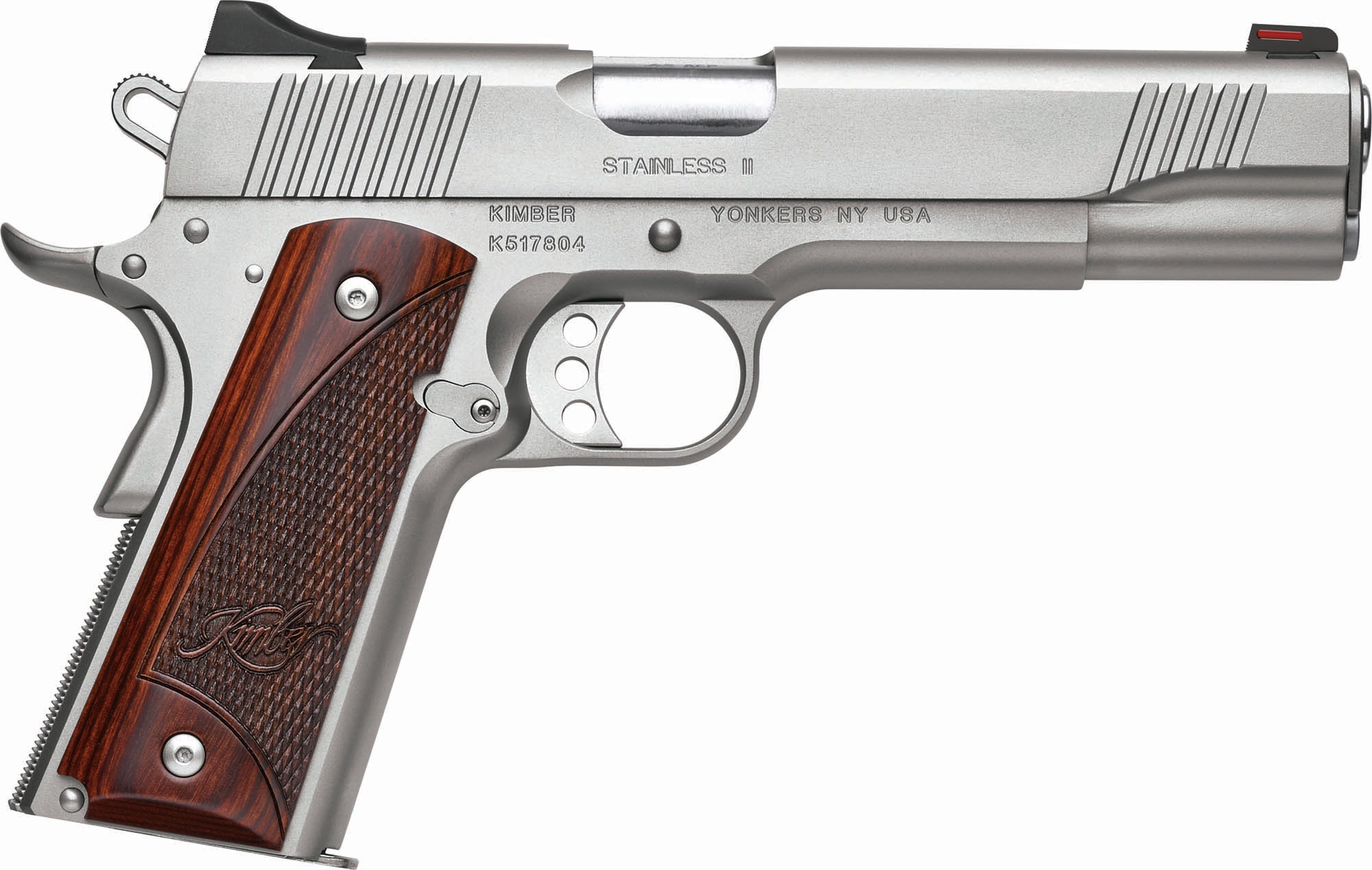 Pistolet semi-automatique KIMBER 1911 Stainless II .45 ACP