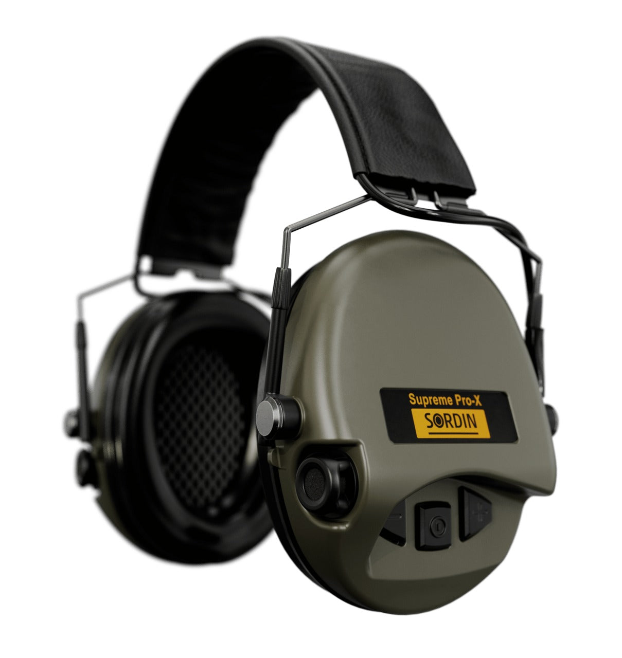 CASQUE ANTI BRUIT SORDIN SUPREME PRO X SLIM CUIR VERT