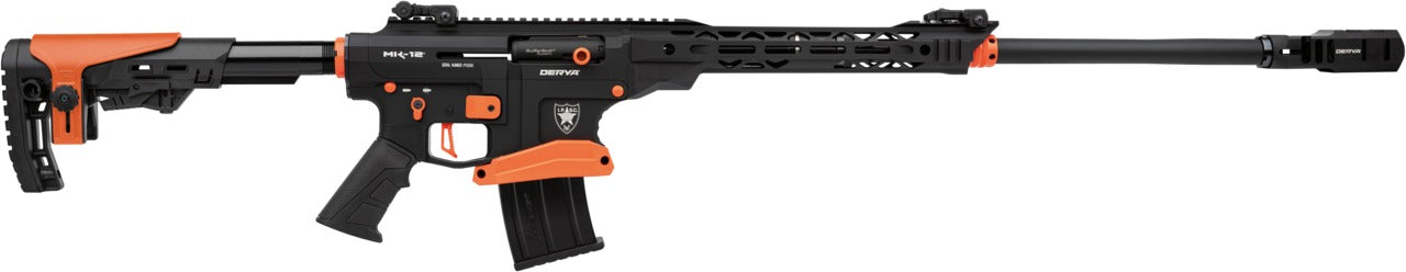 Fusil Semi-Automatique DERYA MK12 IPSC Noir/Orange Cal. 12/76 Canon 24