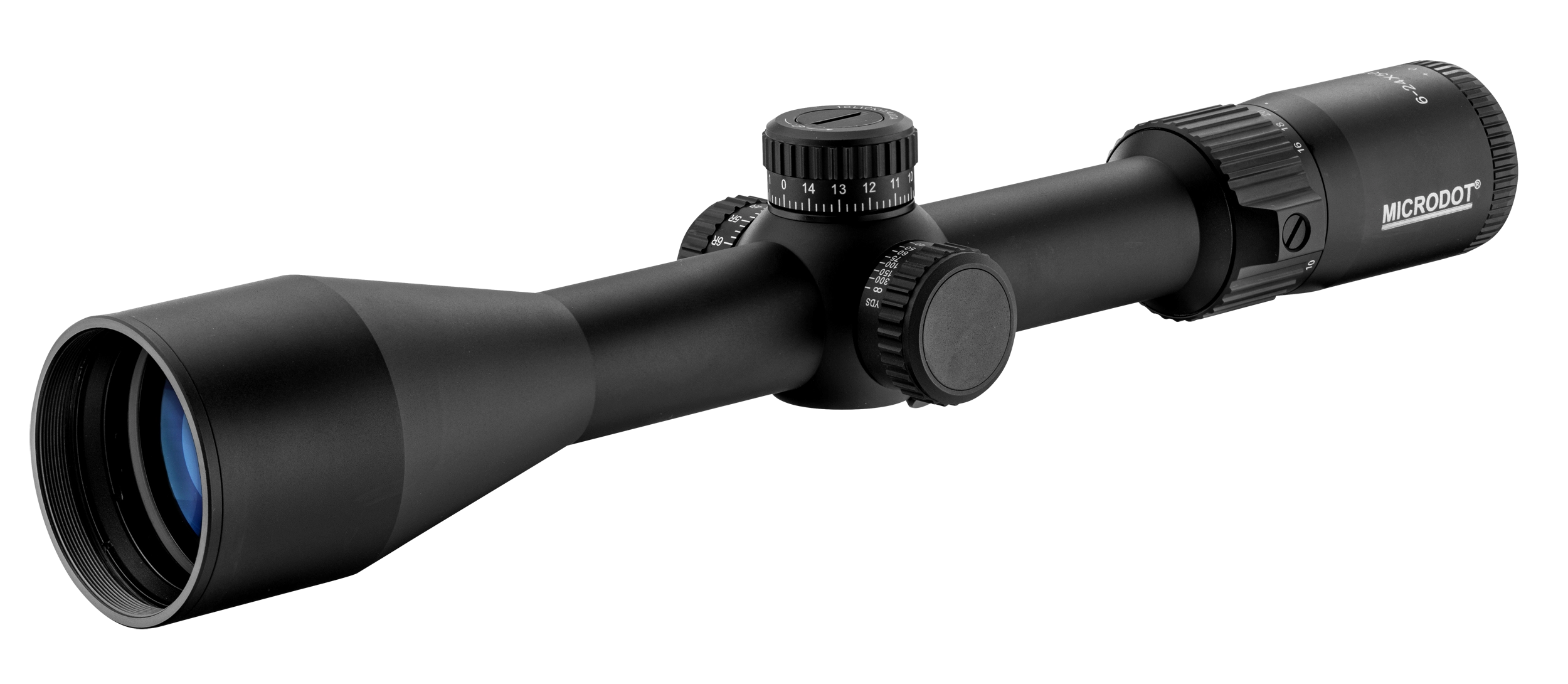 Lunette de tir MICRODOT TAC 6-24x50 FFP MOA